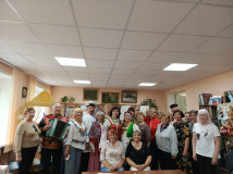 в Демидовской центральной библиотеке прошел праздник "Фольклор - душа народная" - фото - 2